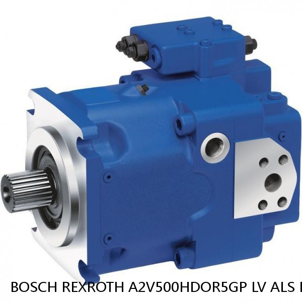 A2V500HDOR5GP LV ALS LR BOSCH REXROTH A2V Variable Displacement Pumps #1 image